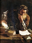 Архимед. Доменико Фетти, 1620, Gemäldegalerie Alte Meister (Dresden, Germany).
