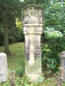 Могила А. фон Эттингена на Южном кладбище Лейпцига