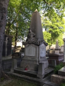 Могила Фуко на кладбище Монмартр