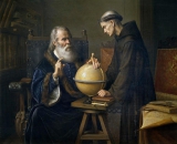 Галилей демонстрирует новые астрономические теории в университете Падуи. Работа Ф. Парра (1845-1919).