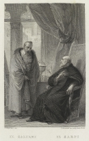 Галилей и Фра Паоло Сарпи. Офорт К. Раймонди, 1838