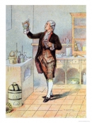 ЛАВУАЗЬЕ Антуан Лоран (Lavoisier Antoine Laurent). illustration-from-a-school-textbook-circa-1900