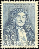 ЛЕВЕНГУК Антони ван (Leeuwenhoek Antonie van). Почтовая марка
