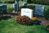 Могила А.А. Ансельма на кладбище Newton в Бруклине