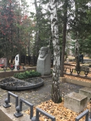 Могила Г.И. Будкера на кладбище Новосибирска