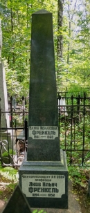 Могила Я.И. Френкеля на Богословском кладбище. Фото В.Е. Фрадкина, 2019