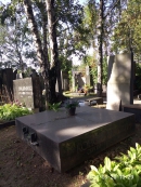 Могила С.Т. Конобеевского на Новодевичьем кладбище. 7 уч. 13 ряд, правая сторона 7 уч.)Фото В.Е. Фрадкина.