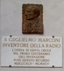 Мемориал Г. Маркони в Basilica di Santa Croce во Флоренции. Фото В.Е. Фрадкина, 2019