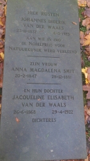 Могила Й.Д. ван дер Ваальса на Кладбище De Nieuwe Ooster, Betondorp, Амстердам. Источник: https://goo.gl/JieJGb