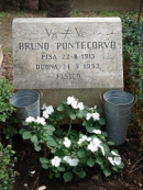 Одна из двух могил Б. Понтекорво: Campo Cestio  Rome Provincia di Roma Lazio, Italy Plot: III, I, 2, 1, ashes buried 12.7.1994; 4368/23