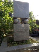 Могила Л.Ф. Верещагина на Новодевичьем кладбище. Фото В.Е. Фрадкина.