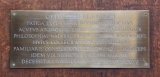 Мемориальная табличка о работе О. Фриша в Тринити-колледже. Источник: https://clck.ru/D9uwV