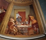 Пожилой Галилей со своими учениками. Работа Л. Сабателли. Tribuna di Galileo? Флоренция. Фото В.Е. Фрадкина, 2019