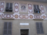 Дом  Г. Галилея и его портрет на нем.  Флоренция, Италия