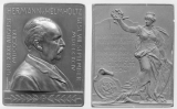 Медаль с изображением Г. Гельмгольца