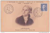 ЛАВУАЗЬЕ Антуан Лоран (Lavoisier Antoine Laurent). Почтовая карточка