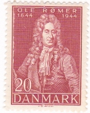 Почтовая марка, посвящённая О. Рёмеру