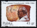 Почтовая марка с изображением Я. ГРОШКОВСКОГО