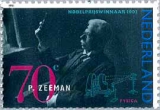 Марка с изображением П. Зеемана